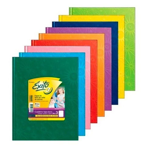 Cuaderno Escolar Exito 19x24 (Nº3) Rayado Araña x48hs 