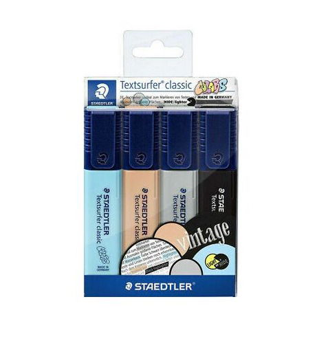 Resaltador Staedtler 364 Vintage x4 (MST364PE4V)