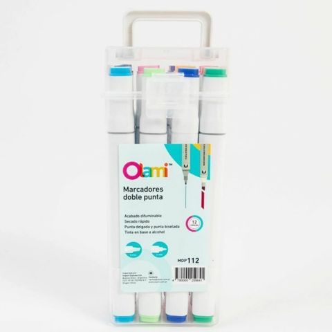 Marcador Olami Sketch Doble Punta Box x12 (MDP112)