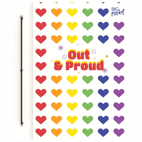 Carpeta Nº3 Dos Tapas PPR Arcoiris - Out & Proud