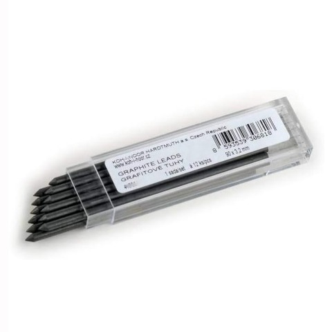 Tubo de Minas 3.2mm x12 Grafito Koh-i-noor