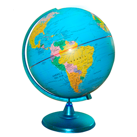 Globo Terráqueo Político 25 cm (257W)