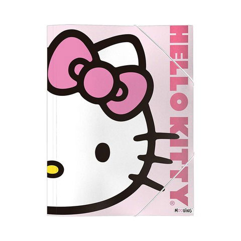 Carpeta Oficio con Elástico Mooving Hello Kitty 