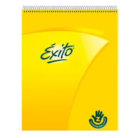 Cuaderno Escolar espiralado Exito 19,5x25,5cm  48Hjs Rayado P/Zurdos 