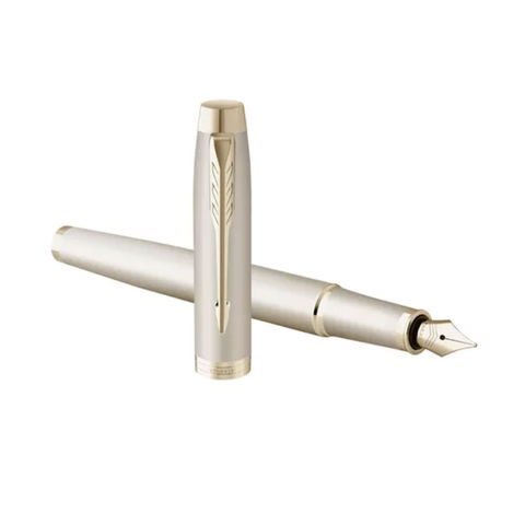 Lapicera Parker IM Mono Pluma Monochrome Champagne (2172954)