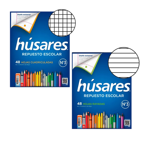 Repuesto Nº3 Husares -90Grs- x48H.