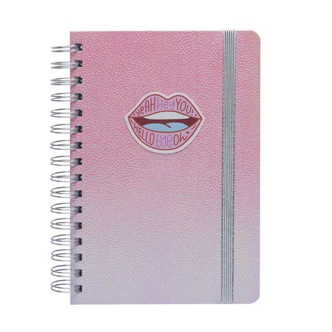 Cuaderno Mooving Línea Funky A5 Espiralado Rayado Hey