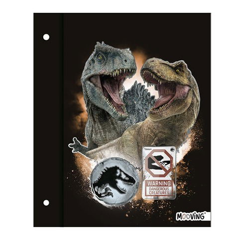 Carpeta N°3 Dos Tapas Mooving Jurassic World 