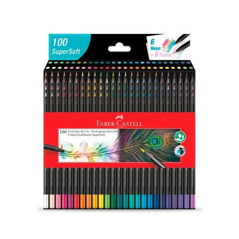 Lápiz Faber Castell SuperSoft x100