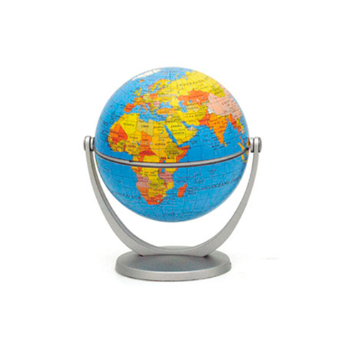 Globo Terráqueo Político Multigiro 10 cm (107) 