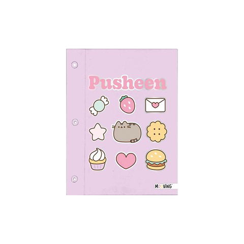 Carpeta N°3 Dos Tapas Mooving Pusheen 