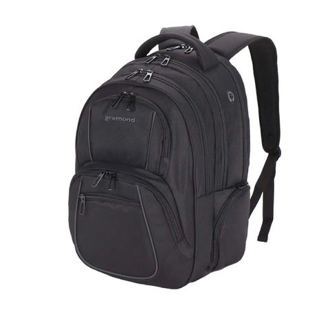Mochila Gremond (0522-1012-001) Grad (Negro) 40.6X31 X20cm