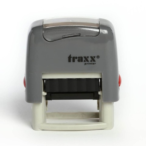  Promo sello completo Traxx (9011) Gris + 3 líneas de texto