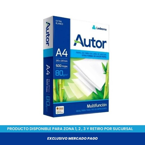  Oferta Resma A4 Ledesma Autor 80grs
