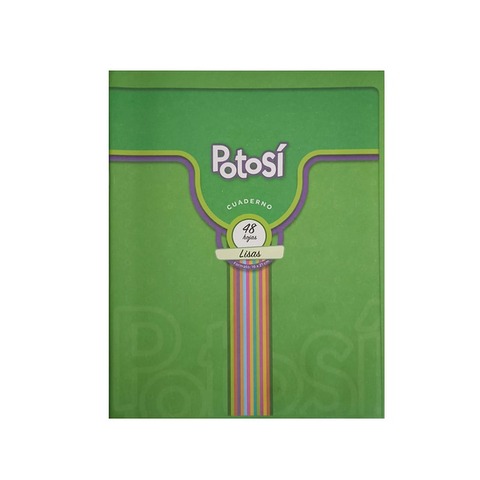 Cuaderno Escolar Tapa Flex. Liso x48Hj. Potosí