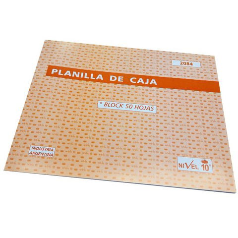 Planilla de Caja Nivel 10 (2084) (21,5x28cm) Apaisado