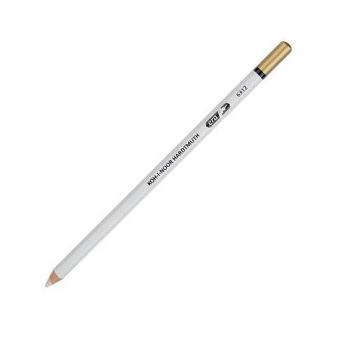 Lapiz Goma de Borrar Koh-i-noor 6312 Blanco