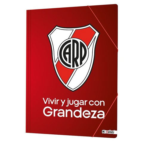 Carpeta Oficio con Elástico Mooving River Plate 1005125_i01 Grandeza