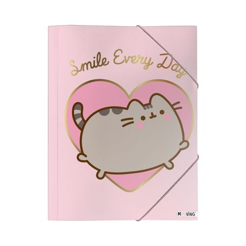 Carpeta Oficio con Elástico Mooving Pusheen 