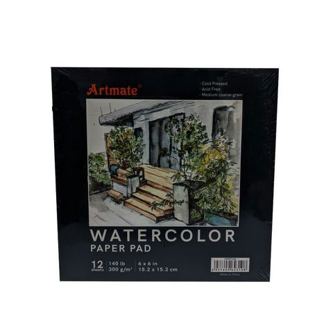 Block Artmate Acuarela (300gr) (15X15cm) (HSW-CC-66) Paper Pad - Embl.