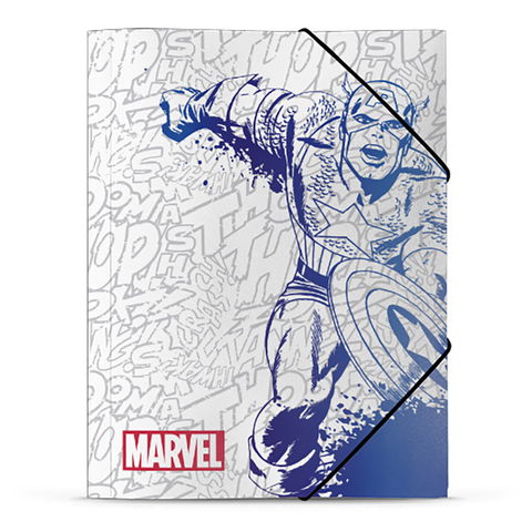 Carpeta Oficio con Elástico Mooving Marvel 