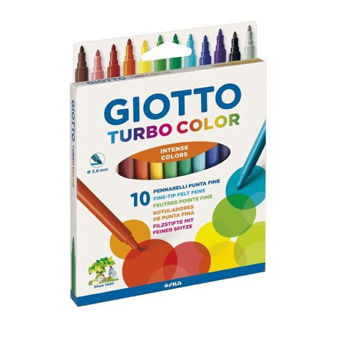 Marcador Giotto Turbo Color 10 Colores