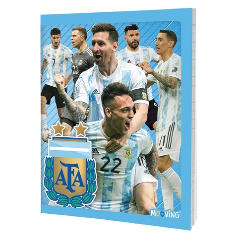Cuaderno 16x21 cm Abrochado Mooving AFA 