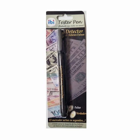 Marcador Detector de Billetes Ibi (Tester Pen)