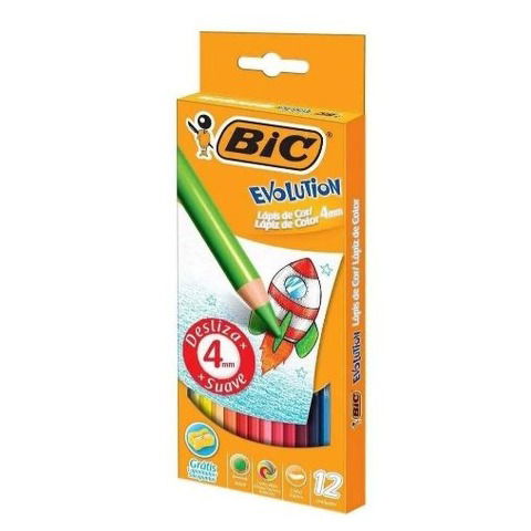 Lápiz Bic Evolution Color x12 