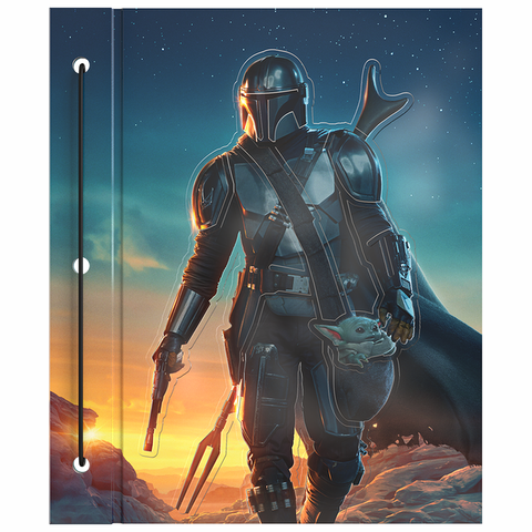 Carpeta N°3 dos tapas PPR Star Wars The Mandalorian Mando