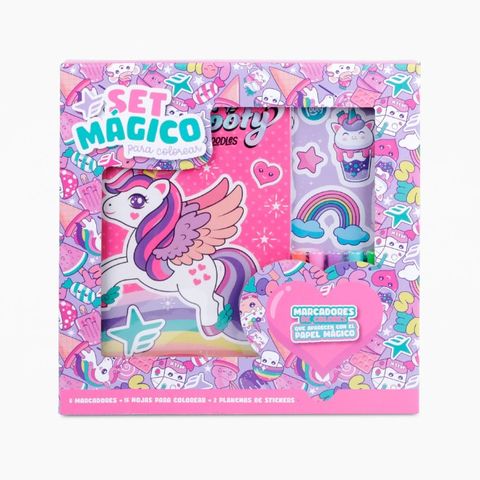 Set Footy Mágico P/Colorear 