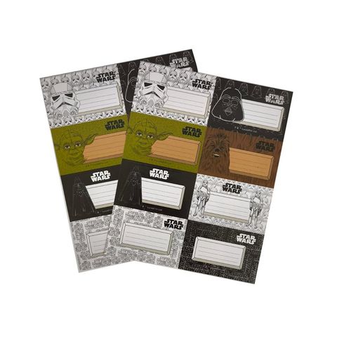 Etiquetas PPR - Star Wars 