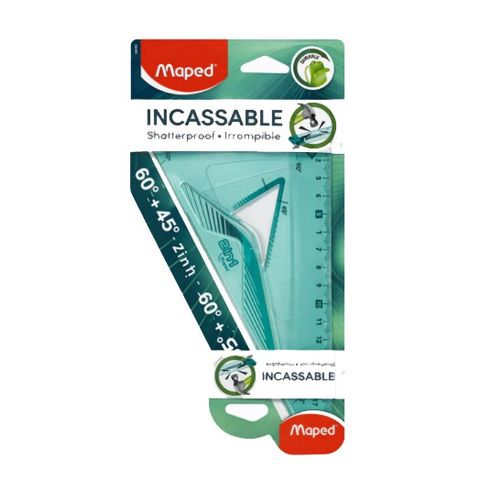 Escuadra Maped Irrompible (Incassable) Flex 21cm 45/60° (255110)