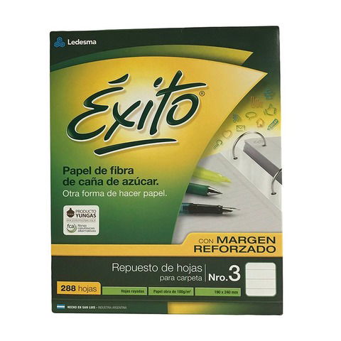  Repuesto Nº3 Exito x288 Hojas Rayado