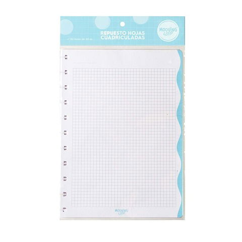 Repuesto Cuaderno Mooving Loop a Discos 30Hojas 