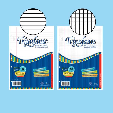  Repuesto A4 Triunfante -90Grs- x48Hojas.