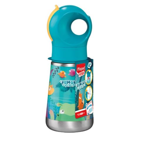 Botella Caramañola Maped Jungle Acero 350ML Fever (873099)