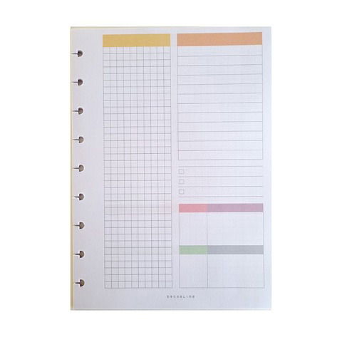 Repuesto Cuaderno Int. Decorline 18x25cm x30H. 