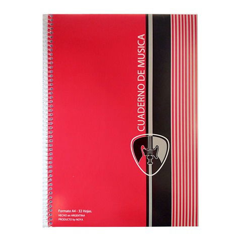 Cuaderno de Música NOYA A4 - 32 Hojas