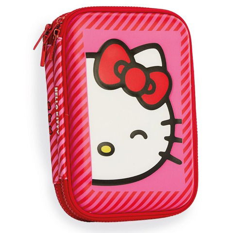 Cartuchera Mooving Canopla Eva Doble Hello Kitty 