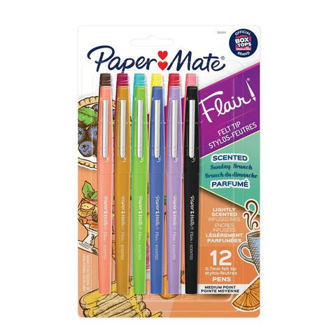 Marcador Paper Mate Flair Scented x12 (5359)