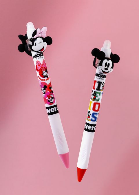 Lapicera Wero Roller Borrable Retractil Mickey & Friends Topper Spinner (WE4223)