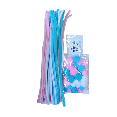 Set Creativo Ibi Craft x82 Piezas (limpia pipas+pompom+ojitos)