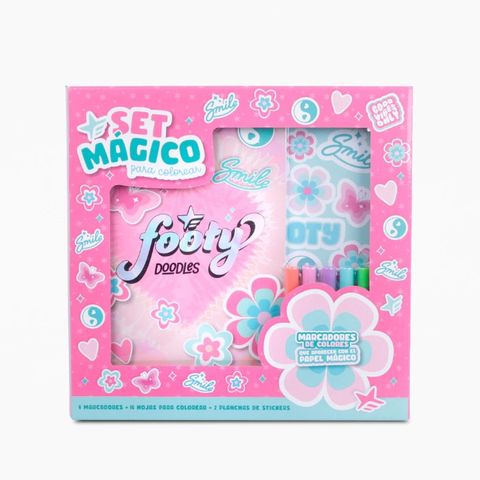 Set Footy Magico P/Colorear 