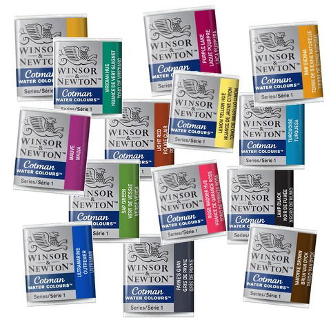 Acuarela Winsor & Newton Pastilla (Cotman)