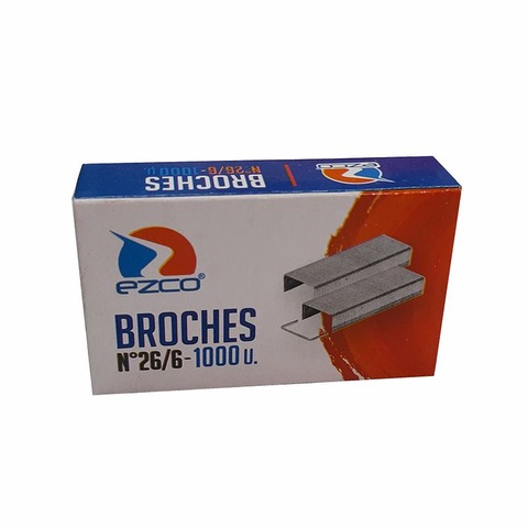 Broche Abrochadora 26/6 Ezco x1000