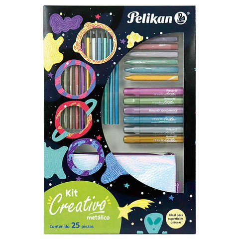 Kit Pelikan Creativo Metalico x25 Piezas (208977)