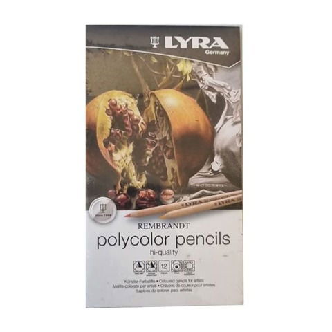 Lápiz Lyra Rembrandt Polycolor x12 Lata Colores