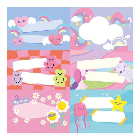 Etiquetas Mooving Jardin Fun Mod23 x12