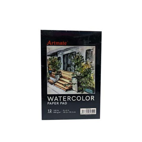 Block Artmate Acuarela (300gr) (10X15cm) (HSW-CC-46) Paper Pad - Embl.